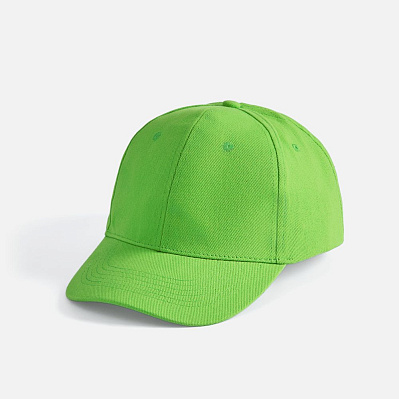 Бейсболка Buffalo, черная с красным (Зеленое яблоко)