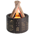 Светодиодный USB увлажнитель-аромадиффузор Bonfire с пультом Д/У, чёрный - Фото 3