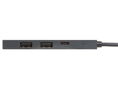 USB-хаб Command с коннектором 2-в-1 USB-C и USB-A, 2.0/3.0