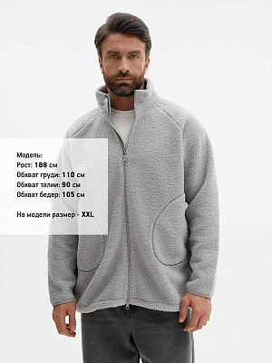 Куртка унисекс Oblako 2.0, светло-серая