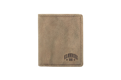 Бумажник KLONDIKE «Jamie», натуральная кожа в коричневом цвете, 9 х 10,5 см (Коричневый)