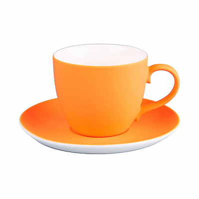 Чайная пара TENDER с прорезиненным покрытием (Оранжевый)