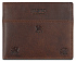 Бумажник Mano "Don Leon", натуральная кожа в коричневом цвете, 12 х 9,5 см - Фото 1