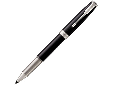Ручка роллер Parker Sonnet (Черный, серебристый)