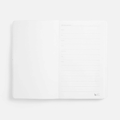 Ежедневник Waltz, недатированный, серебристый