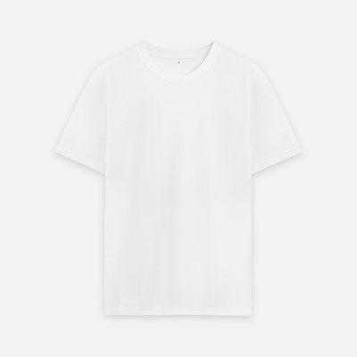 Футболка унисекс премиум AURA, 100% хлопок 200гр. белый, размер 3XL/4XL (Белый)