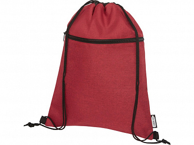 Рюкзак Ross из переработанного ПЭТ (Темно-красный)