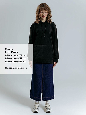 Худи унисекс Prima Vista, черное