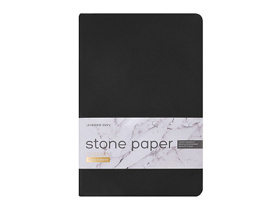 Ежедневник с каменной бумагой недатированный А5 Carrara