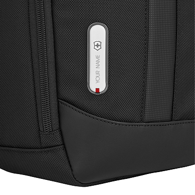 Рюкзак VICTORINOX Architecture Urban2 City Backpack 14'', черный, полиэстер/кожа, 30x19x42 см,17 л