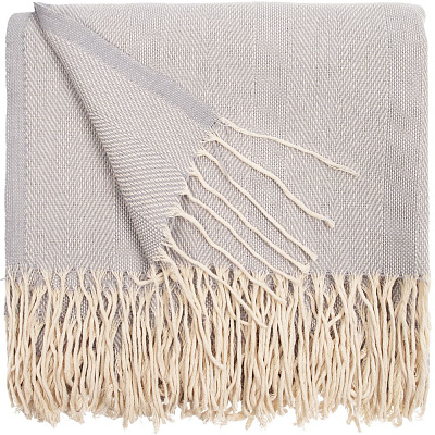 Плед «Сенеж», серо-синий (Серый)