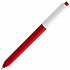 Ручка шариковая Pigra P03 Mat, красная с белым - Фото 2