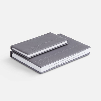 Ежедневник Baza, датированный, серый