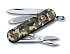 Нож-брелок VICTORINOX Classic SD "Camouflage", 58 мм, 7 функций, зелёный камуфляж - Фото 1