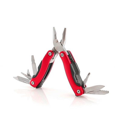 Мультитул BLAUDEN, нержавеющая сталь, пластиковая ручка, 12 функций, синий