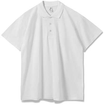 Рубашка поло мужская Summer 170, белая (Белый)