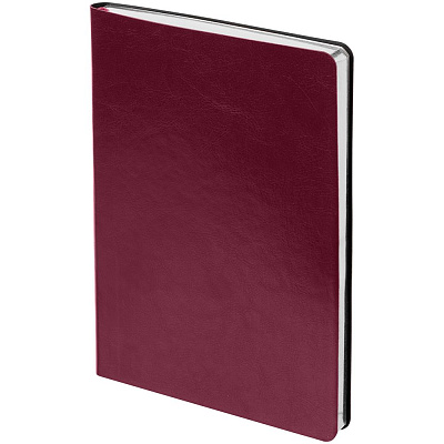 Ежедневник Nebraska Flex, недатированный, красный с золотистым (Серебристый)