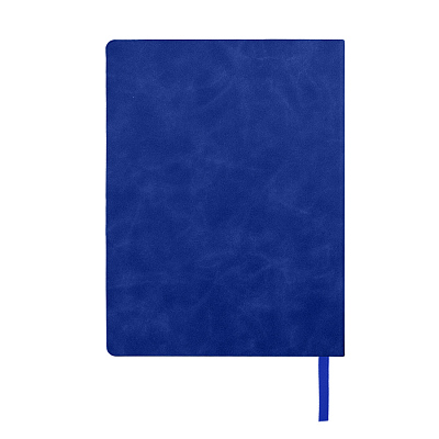 Ежедневник недатированный Solas, формат А5, с магнитом синий ройал, кремовый блок  в линейку