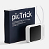 Внешний аккумулятор с пиксельным дисплеем picTrick 10000 мАч, белый - Фото 7