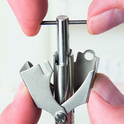 Триммер для удаления волос в носу и ушах, нержавеющая сталь, в пластиковой коробке