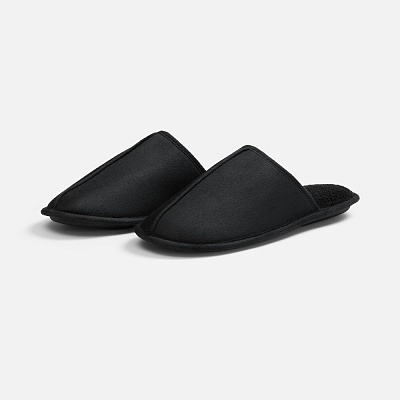 Тапочки домашние Norridge, черные (Чёрный)