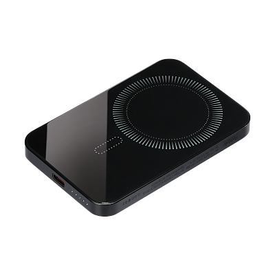Внешний аккумулятор Artex PD 5000mAh с функцией беспроводной зарядки 15W, черный (Чёрный)
