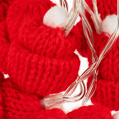 Гирлянда Cosy Poms, красная (Красный)