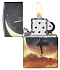 Зажигалка ZIPPO Mythological с покрытием Glow In The Dark Green, латунь/сталь, черная, 38x13x57 мм - Фото 3