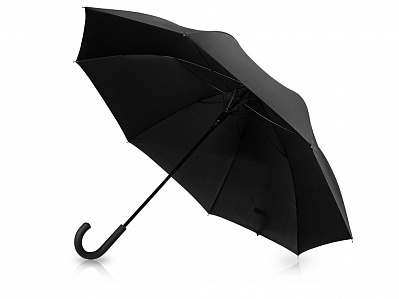 Зонт-трость Lunker с большим куполом (d120 см) (Черный)