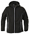 Куртка софтшелл мужская Skyrunning, черная - Фото 1