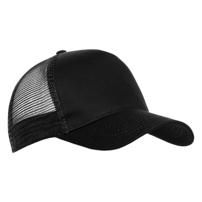 Бейсболка с сеткой STAN 5 клиньев хлопок 280, 05 (Чёрный)
