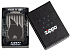 Зажигалка ZIPPO Classic с покрытием High Polish Black, латунь/сталь, черная, глянцевая, 38x13x57 мм - Фото 6
