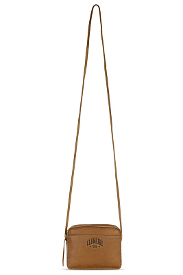 Сумка через плечо KLONDIKE RUSH «Allison», натуральная кожа в коньячном цвете, 18 х 14 х 5 см