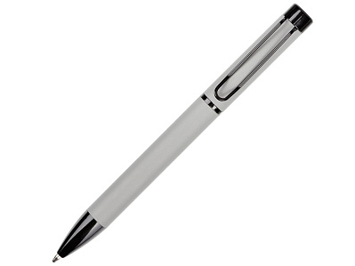 Металлическая шариковая ручка Black Lama soft-touch (Серый, черный)