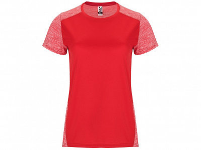 Спортивная футболка Zolder женская (Красный/меланжевый красный)