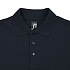 Рубашка поло мужская Spring 210 темно-синяя (navy) - Фото 3