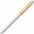 Ручка шариковая Hint Special, белая с желтым - Фото 3
