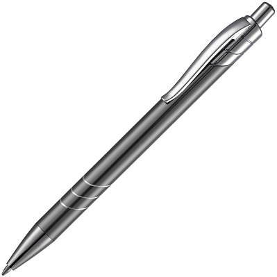Ручка шариковая Undertone Metallic, серая (Серый)