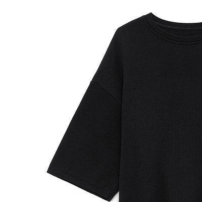 Джемпер с коротким рукавом Siluetti Volumica, черный