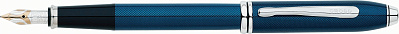 Перьевая ручка Cross Townsend. Цвет - синий. (Синий)