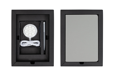 Набор "Light gray J", серый с белым