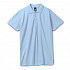 Рубашка поло мужская Spring 210, голубая - Фото 1