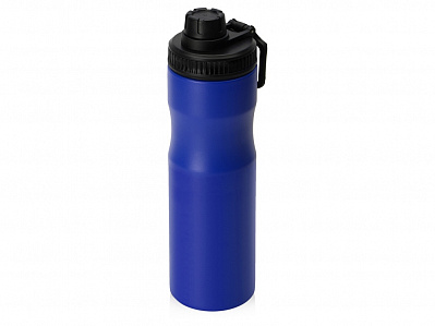 Бутылка для воды из стали Supply, 850 мл (Синий, черный)