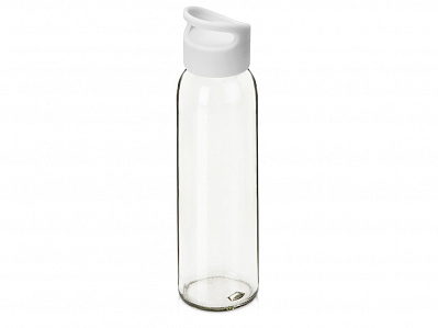 Стеклянная бутылка  Fial, 500 мл (Прозрачный/белый)