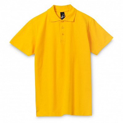 Рубашка поло мужская Spring 210, желтая (Желтый)