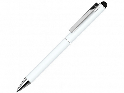 Ручка шариковая металлическая Straight SI Touch (Белый)