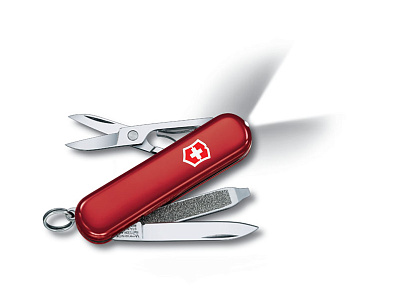 Нож-брелок VICTORINOX Swiss Lite 58 мм 7 функций красный