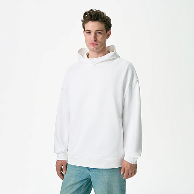 Худи оверсайз унисекс Фьюжн (Fusion) , размер XL/2XL (Белый)