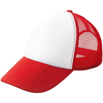Бейсболка Sunbreaker, красная с белым (Красный)