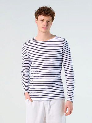 Футболка мужская Marine Men, белая с темно-синим